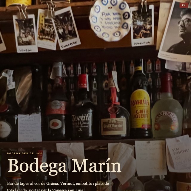 Bodega Marín website by StudioMorphik