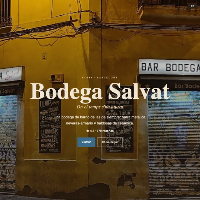 Bodega Salvat website by StudioMorphik