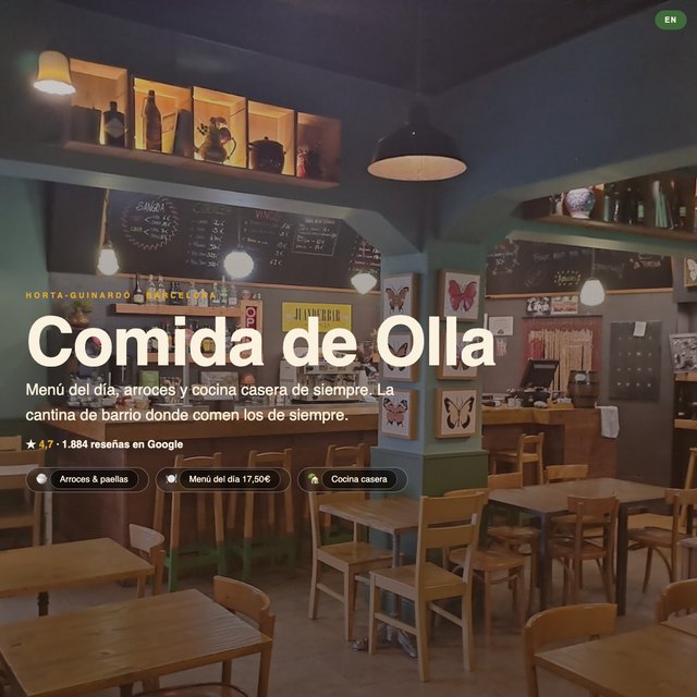Comida de Olla website by StudioMorphik