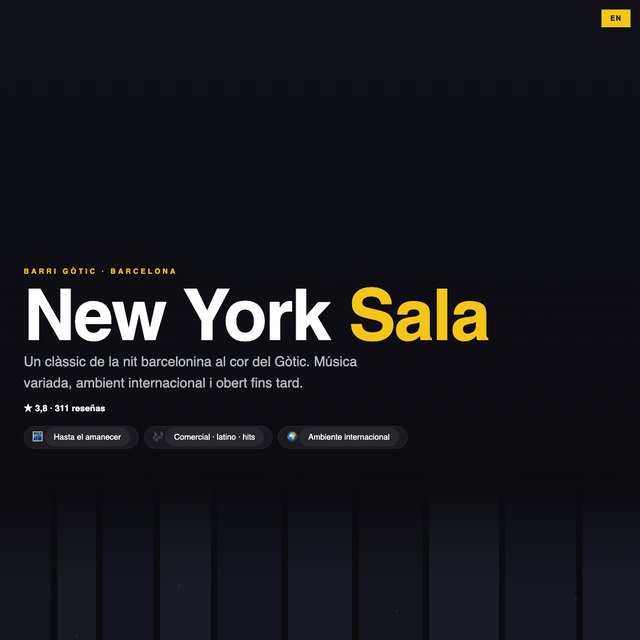 New York Sala website by StudioMorphik