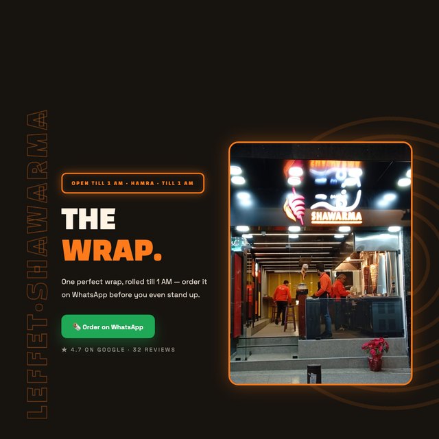 Leffet Shawarma website by StudioMorphik