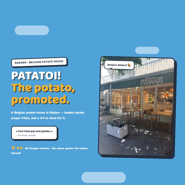 Patatoi website by StudioMorphik