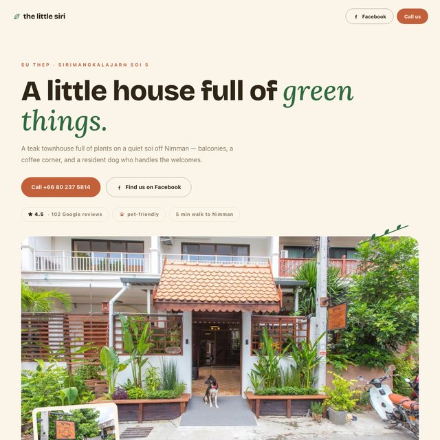 The Little Siri website by StudioMorphik