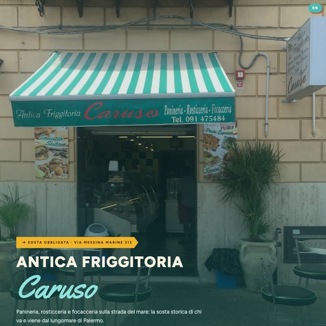 Antica Friggitoria Caruso Domenico website by StudioMorphik