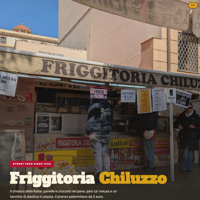 Friggitoria Chiluzzo website by StudioMorphik