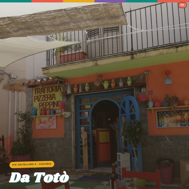 Vecchia Trattoria da Totò website by StudioMorphik